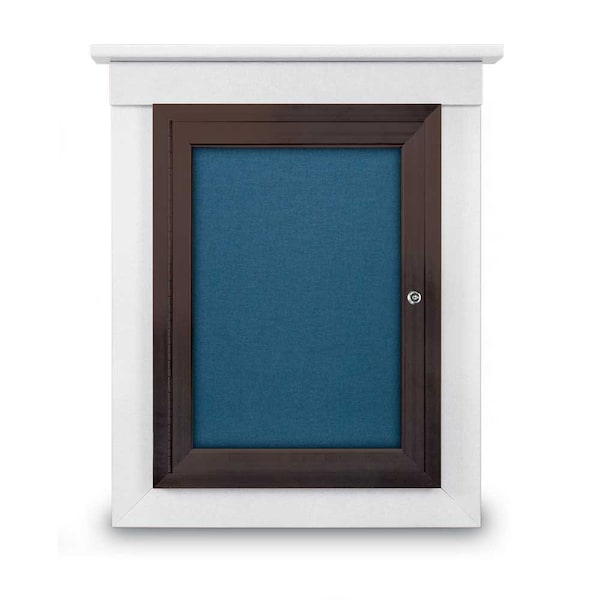 Sliding Glass Enclosed Letterboard, 72"x4